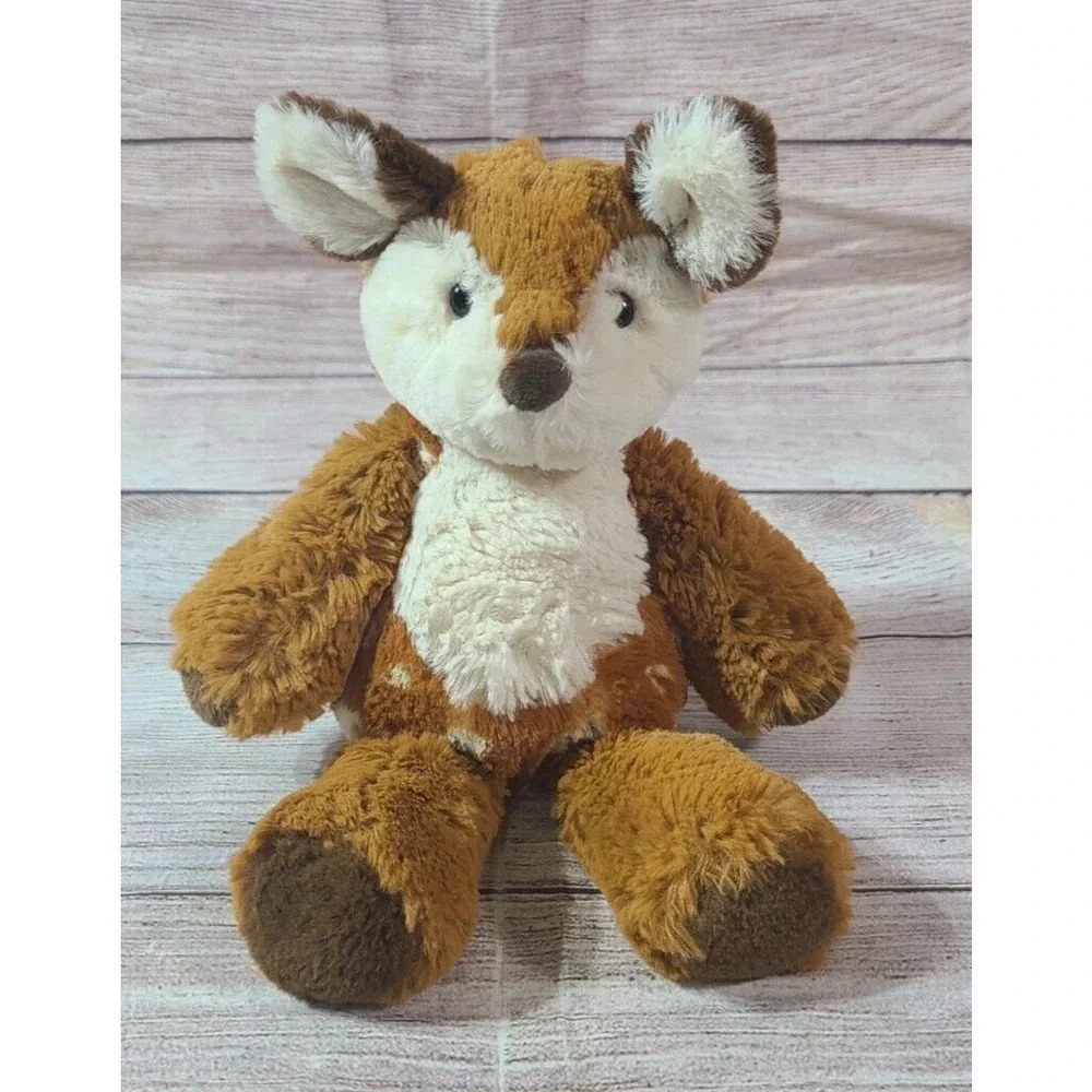 Mary Meyer Marshmallow Zoo Plush Spotted Deer Fawn Stuffed Animal Brown 10.5"